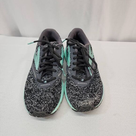 Brooks Launch 4 Women's Size 9B (Medium) Running Shoes Gray Black Green Athletic - Picture 3 of 9